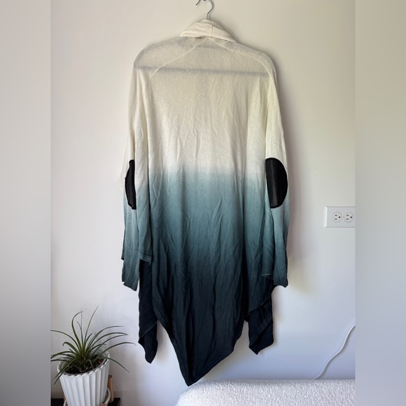 Nicholas K Free People Poncho Cardigan size S tie diy ombré - Picture 6 of 10